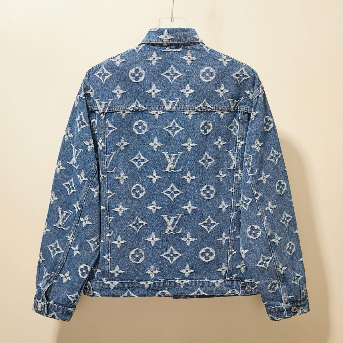 1:1 top new full logo denim jacket