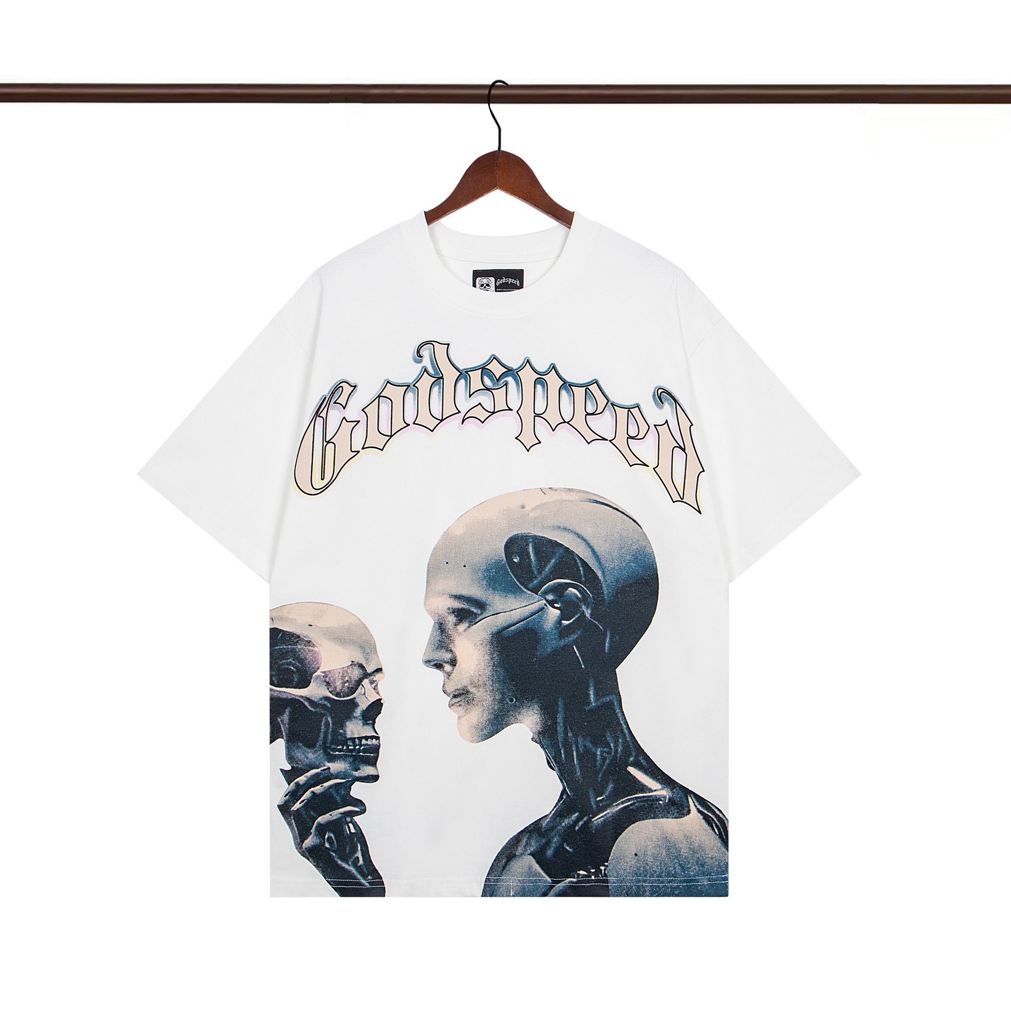 White black washing tshirt