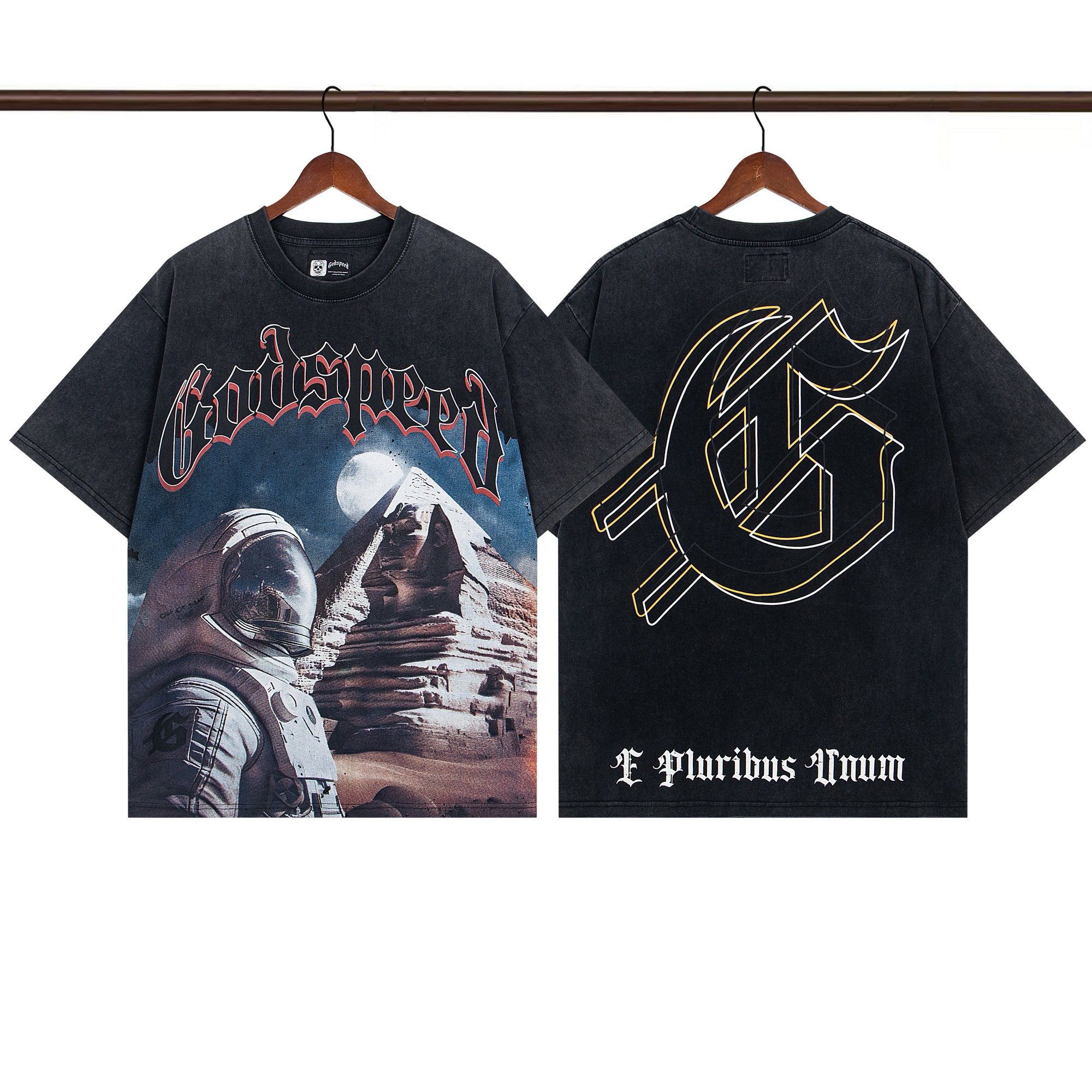 Graffiti washing color tshirt