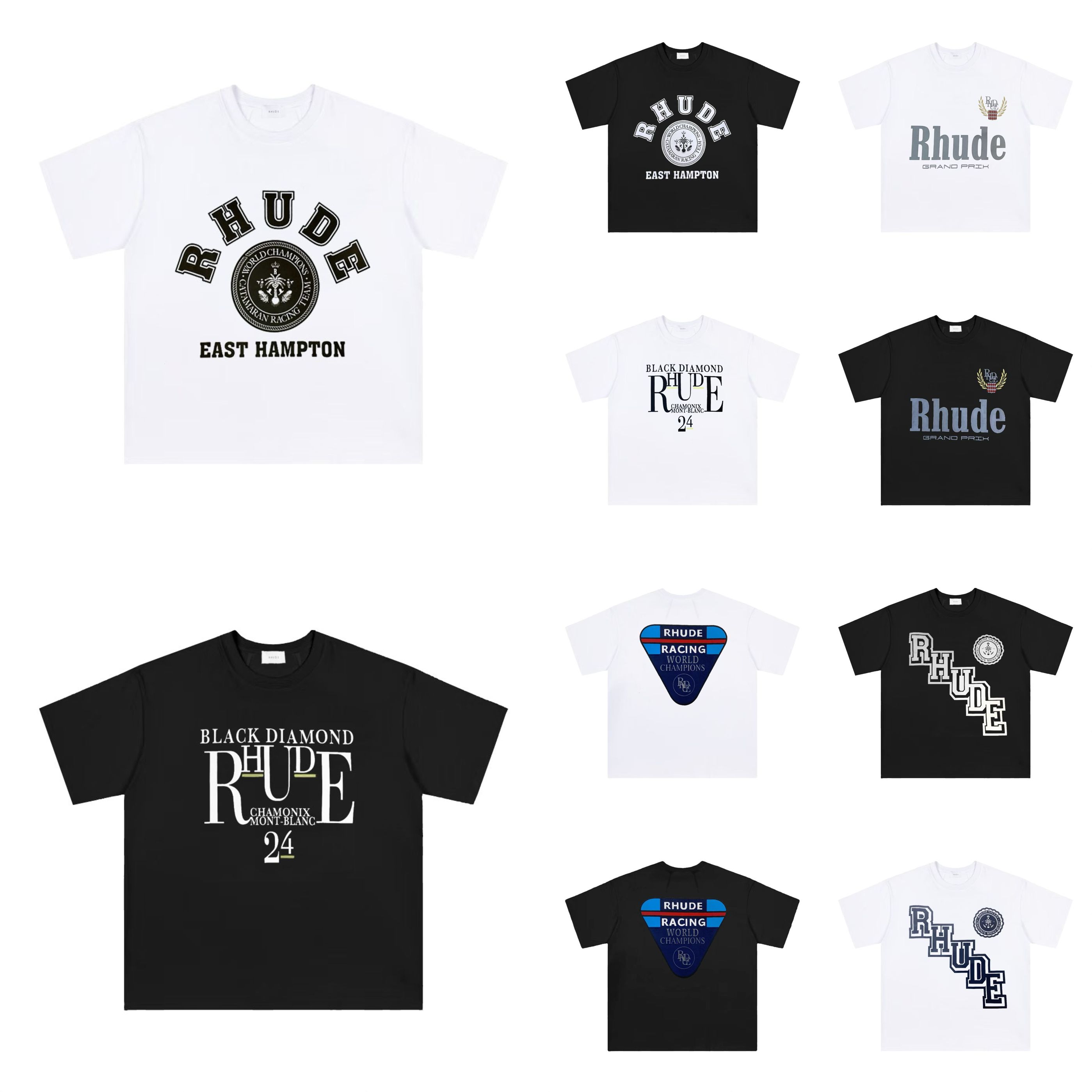 Letter printed multi choose tshirt