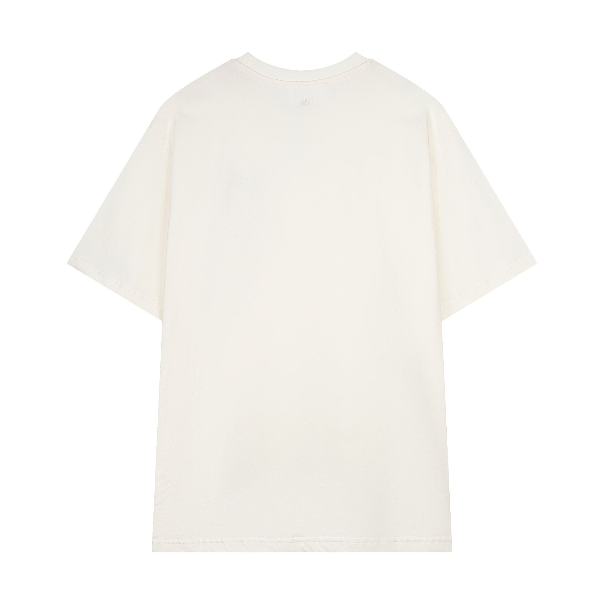 2025 New white with red embroidery heart tshirt