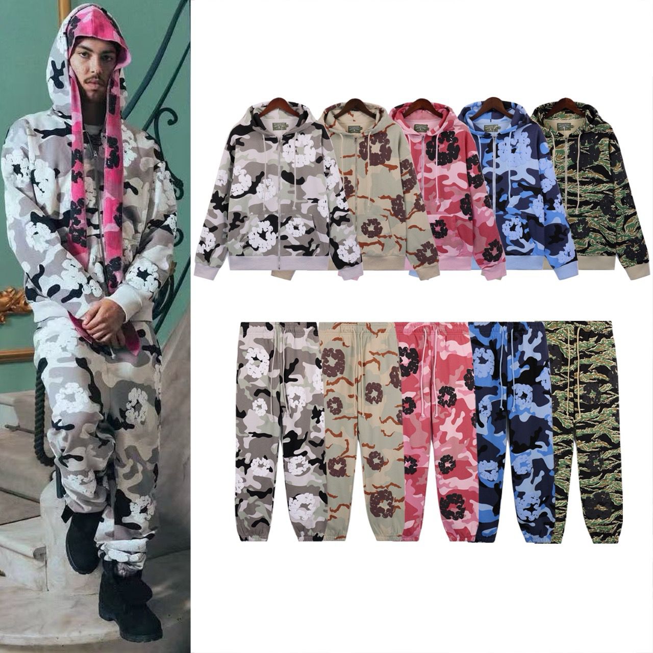 New camo colors tracksuit