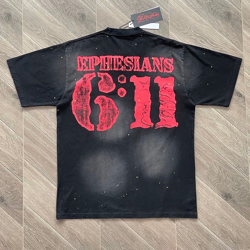 1:1 top quality washing black tshirt with NFC