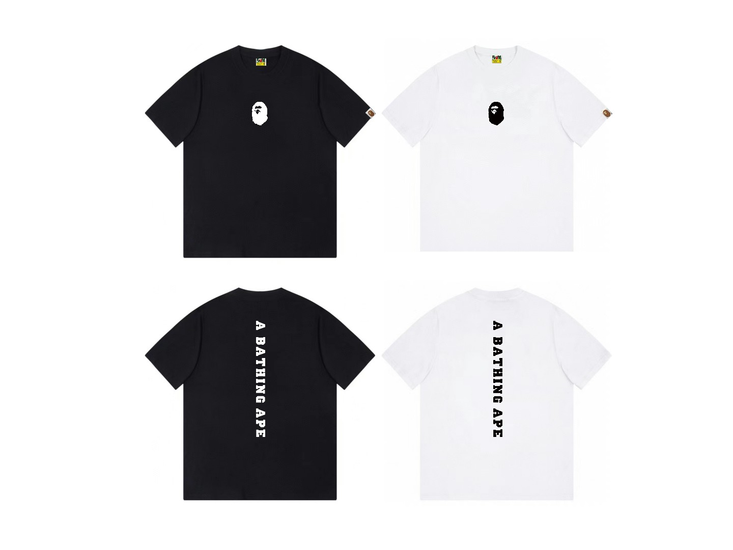 New Arrival ape straight letter tshirt