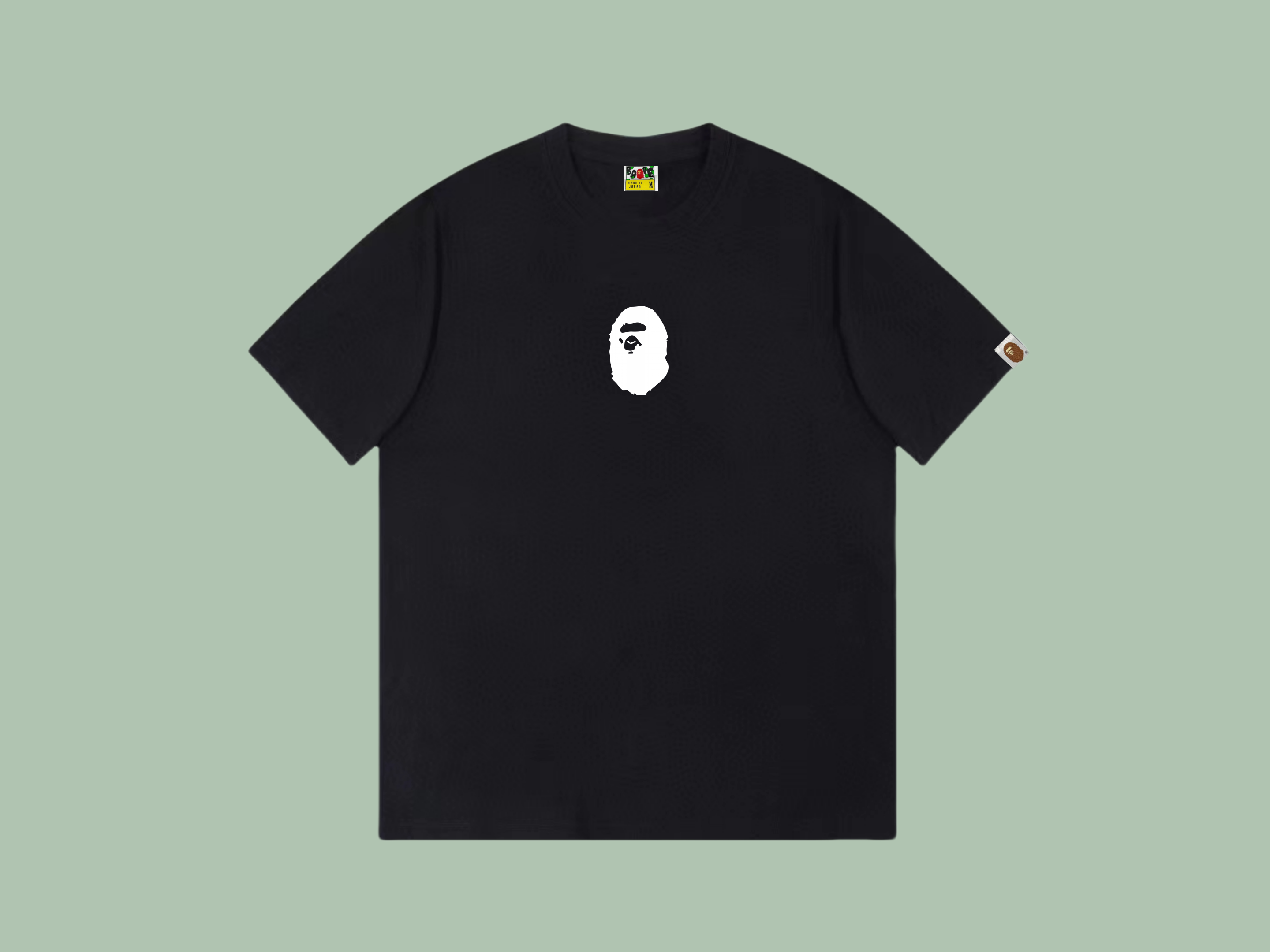 New Arrival ape straight letter tshirt