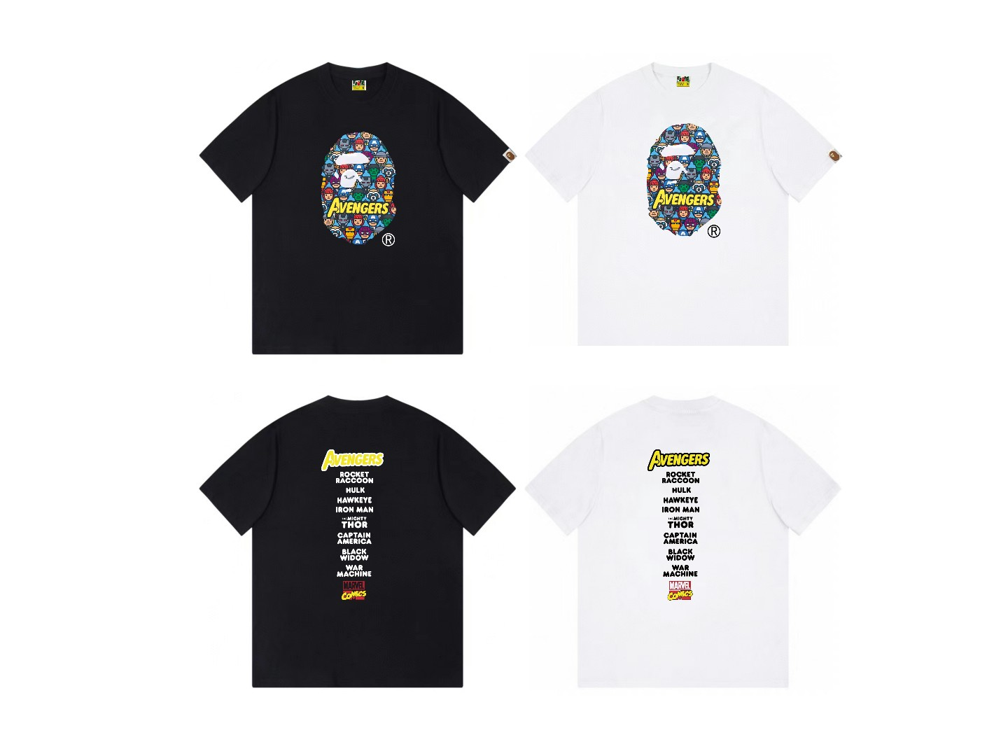 New Arrival ape avengers tshirt