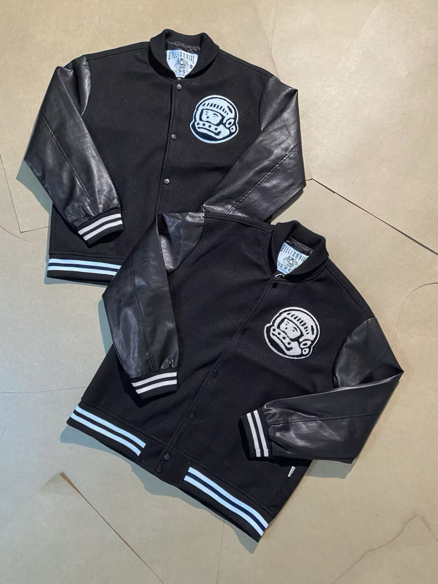 New style patch black jacket