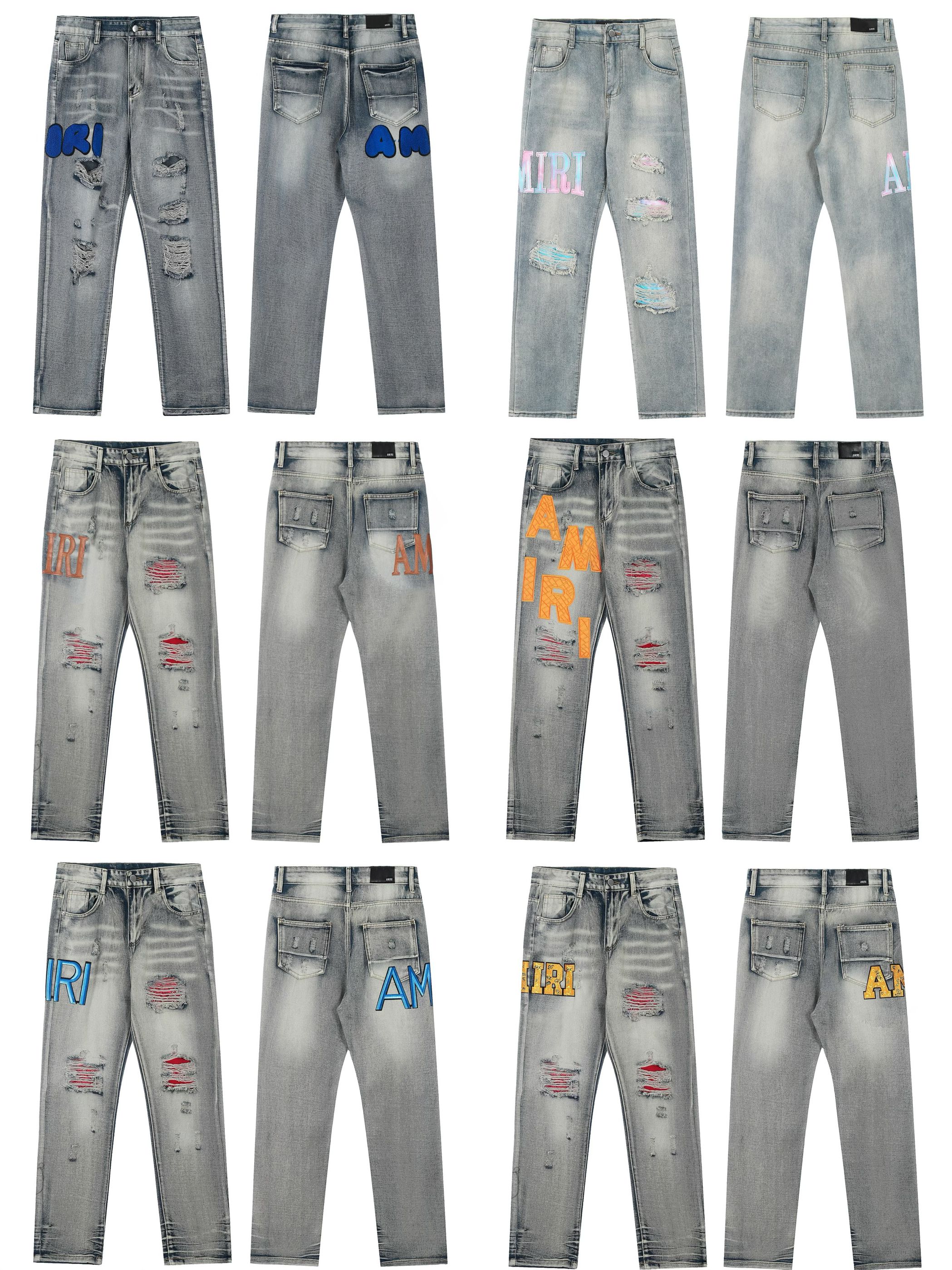 2025 New washing design jeans