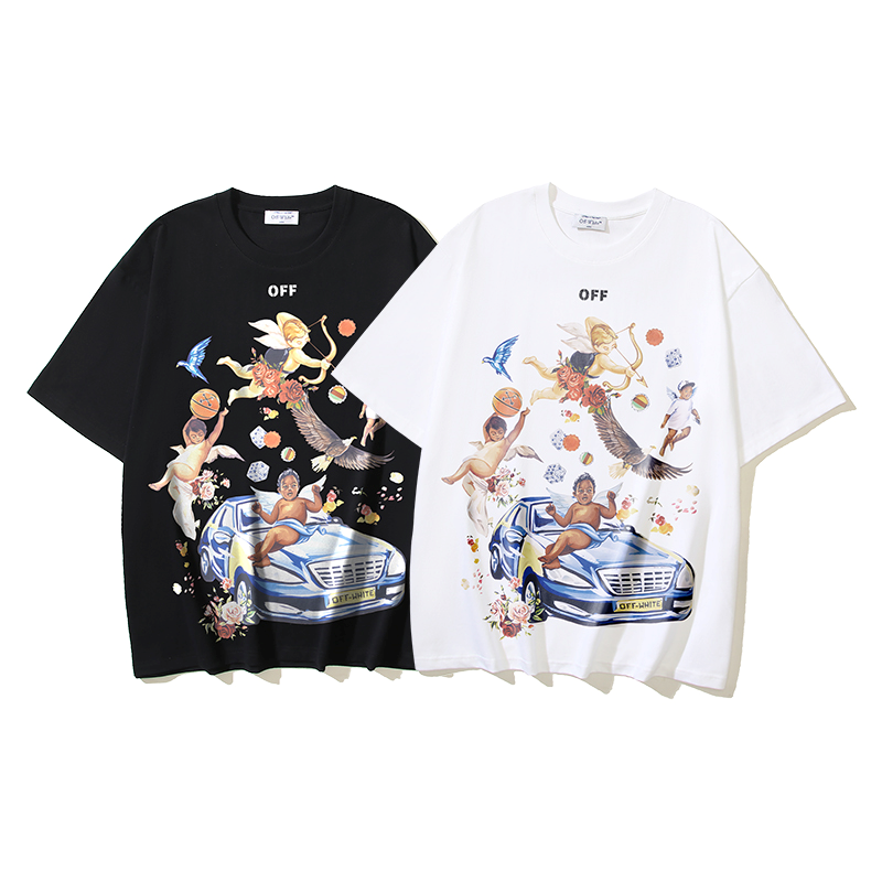 New arrival angels and car tshirt