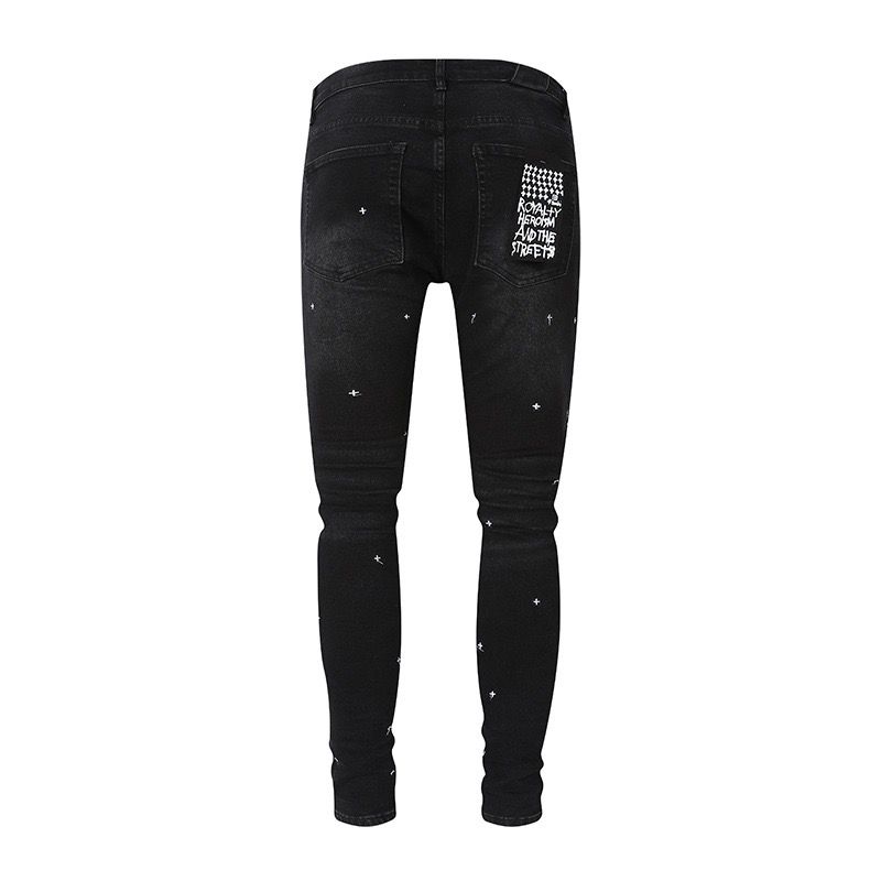 New released washing black jeans