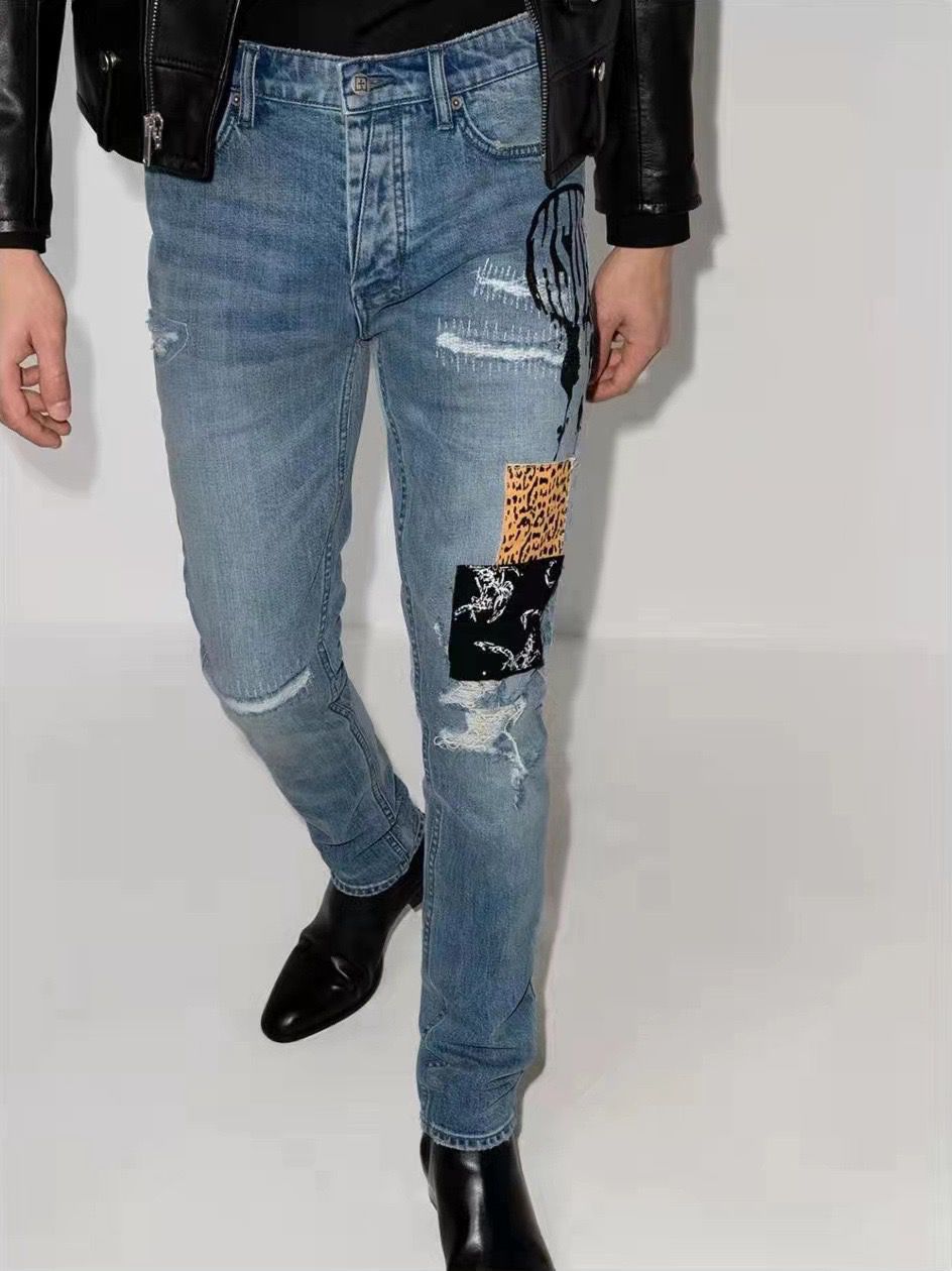 1:1 ksub washing color jeans