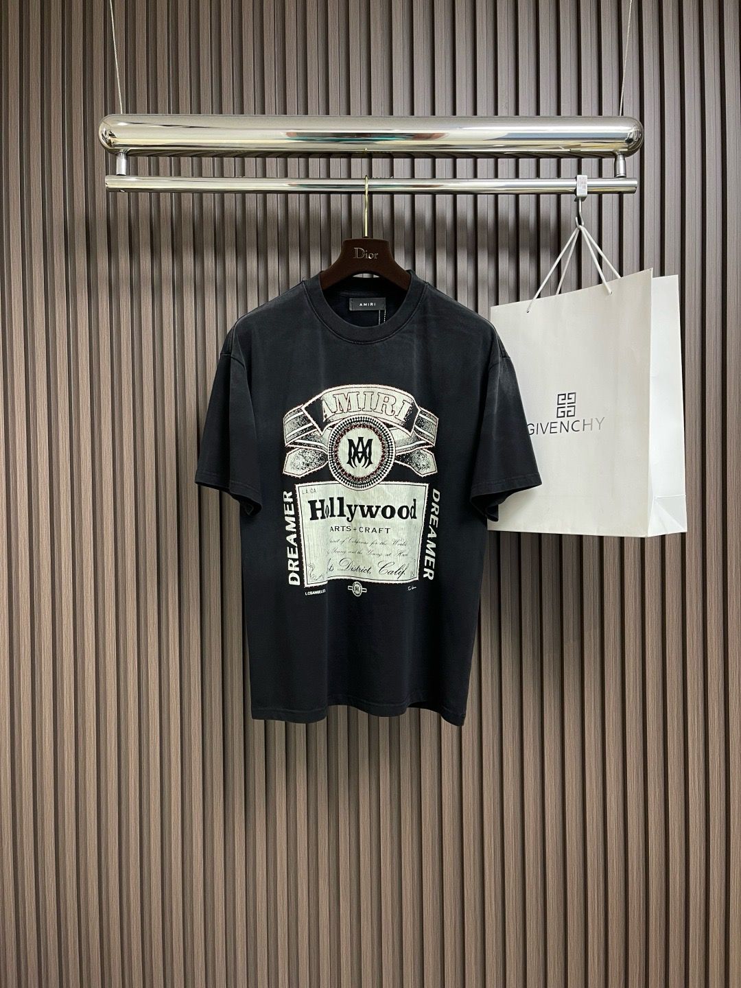 1:1 2025 new top version washing black tshirt