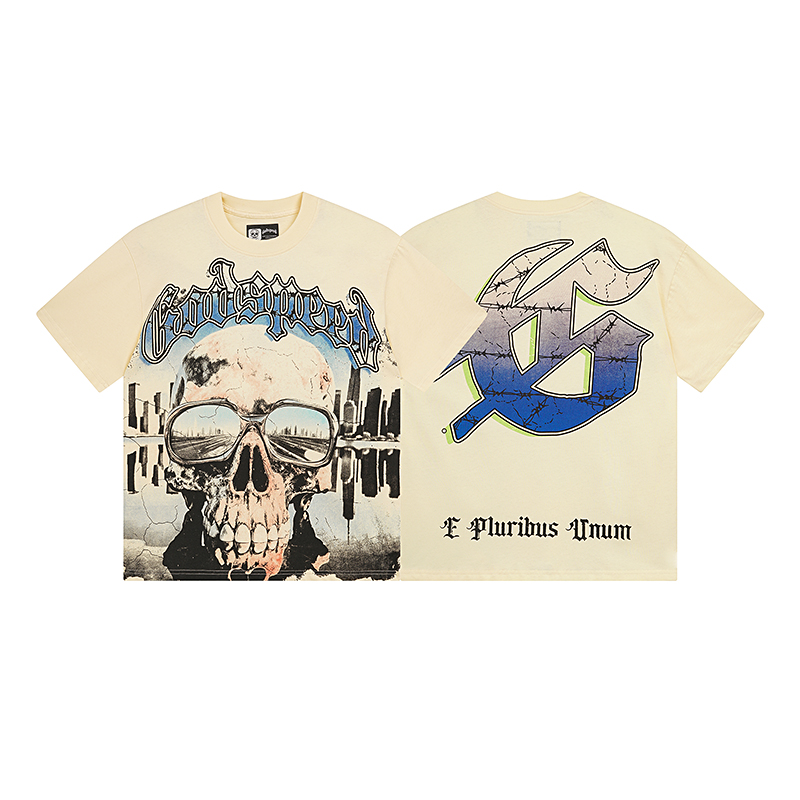 2025 new arrival glasses skeloton tshirt