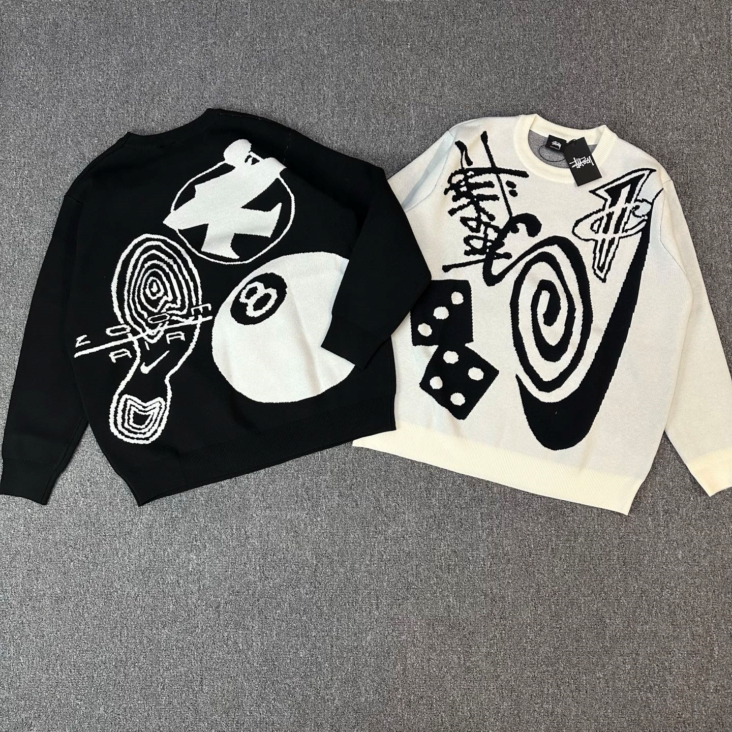 new arrival Nike x Stussy SS25 crewneck sweater