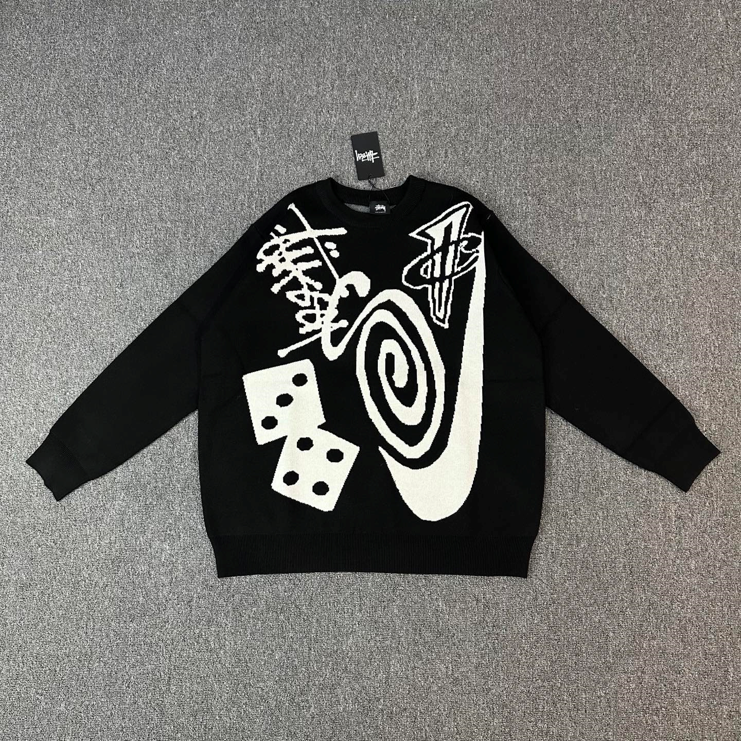 new arrival Nike x Stussy SS25 crewneck sweater