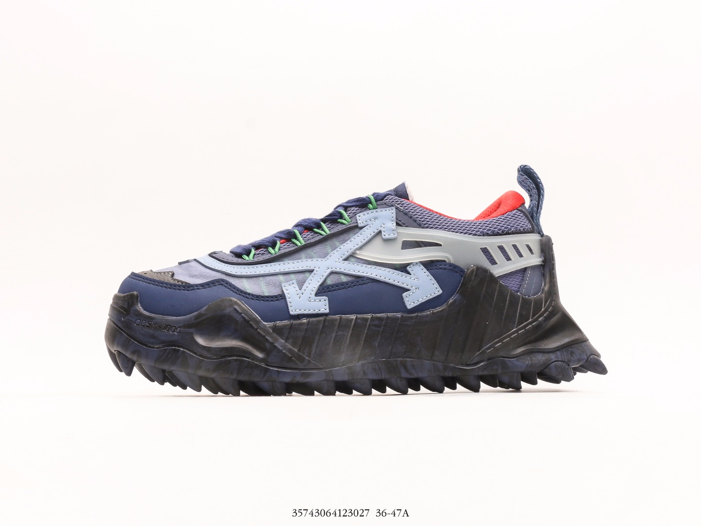 New arrival OW cross arrow Casual hiking sneakers