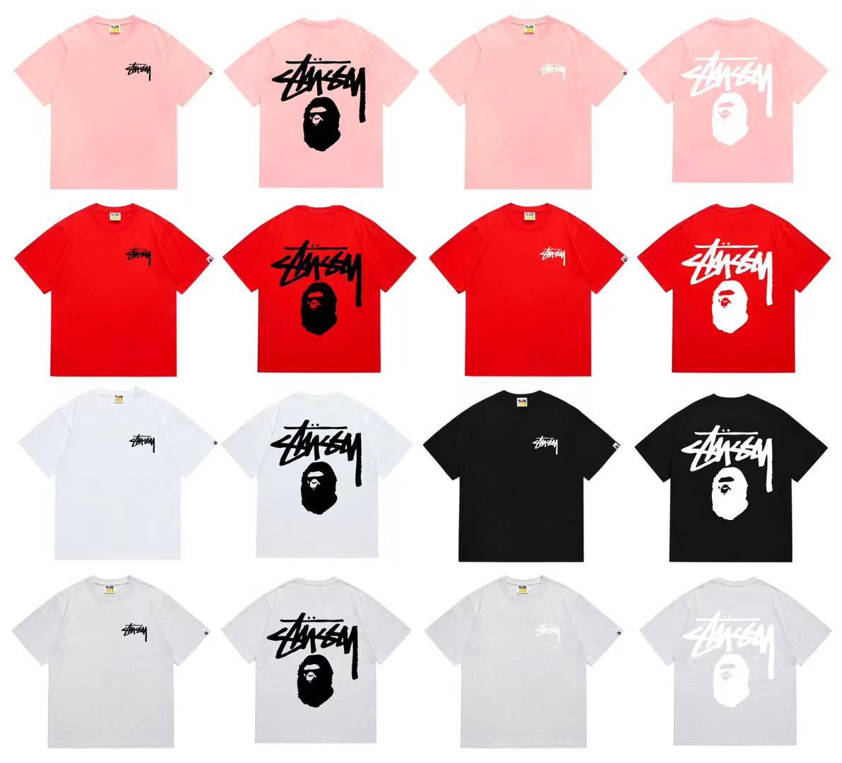New arrival cotton tee combination brand 8 colors