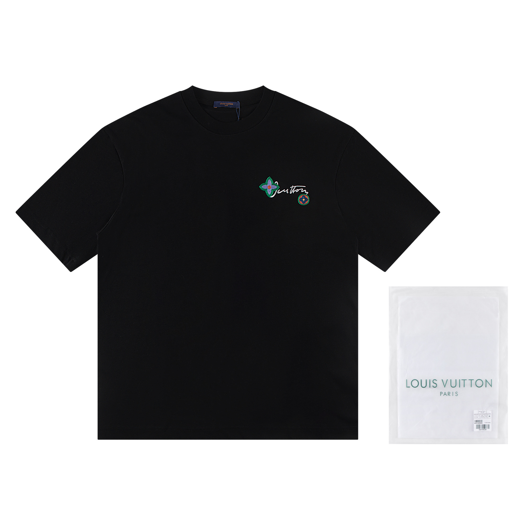 2025SS new releasing applique cloth embroidery tee