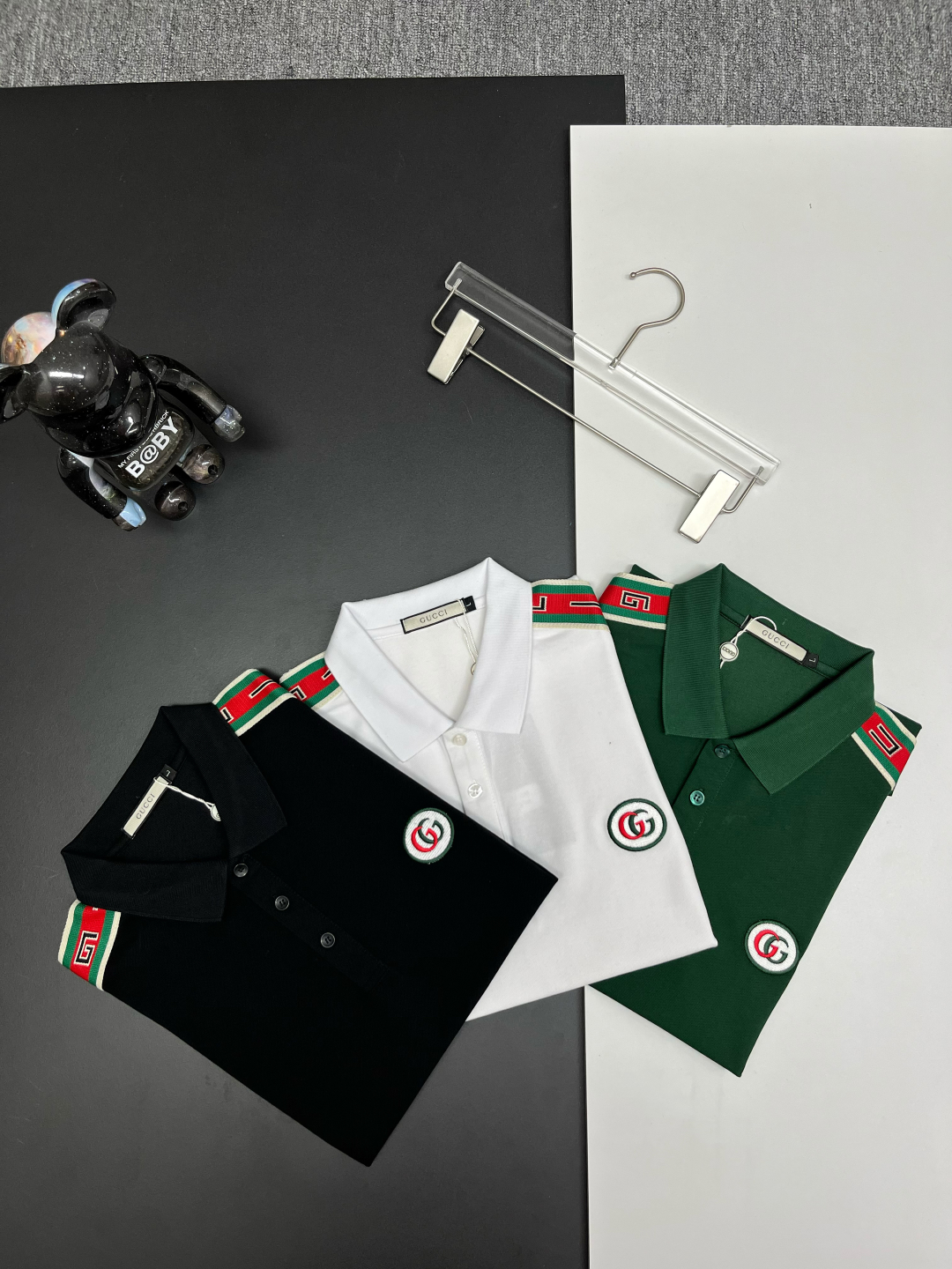 New arrival Ribbon embroidery woven mercerized bead cotton Polo shirt