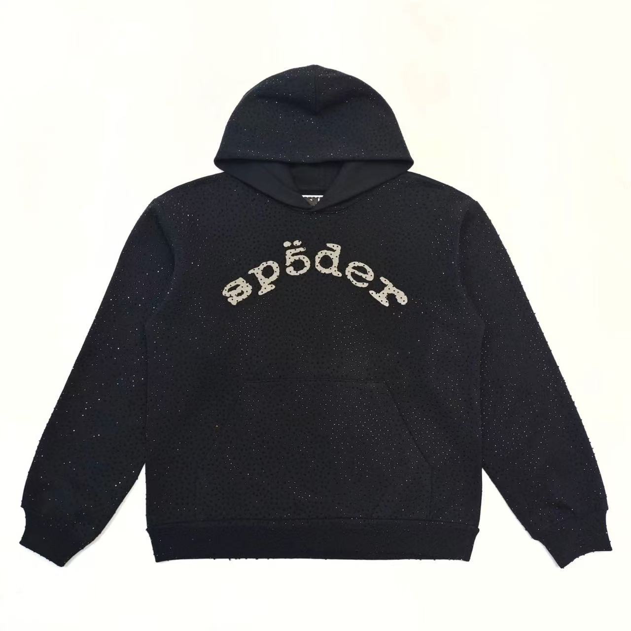 1:1 top quality rhinestone hoodie
