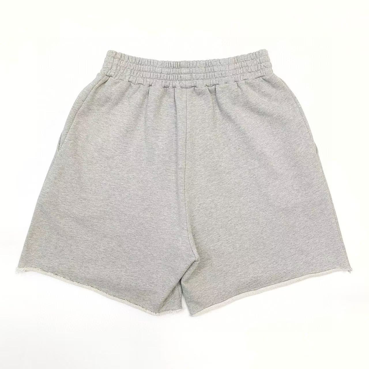 1:1 washing grey with puff logo short