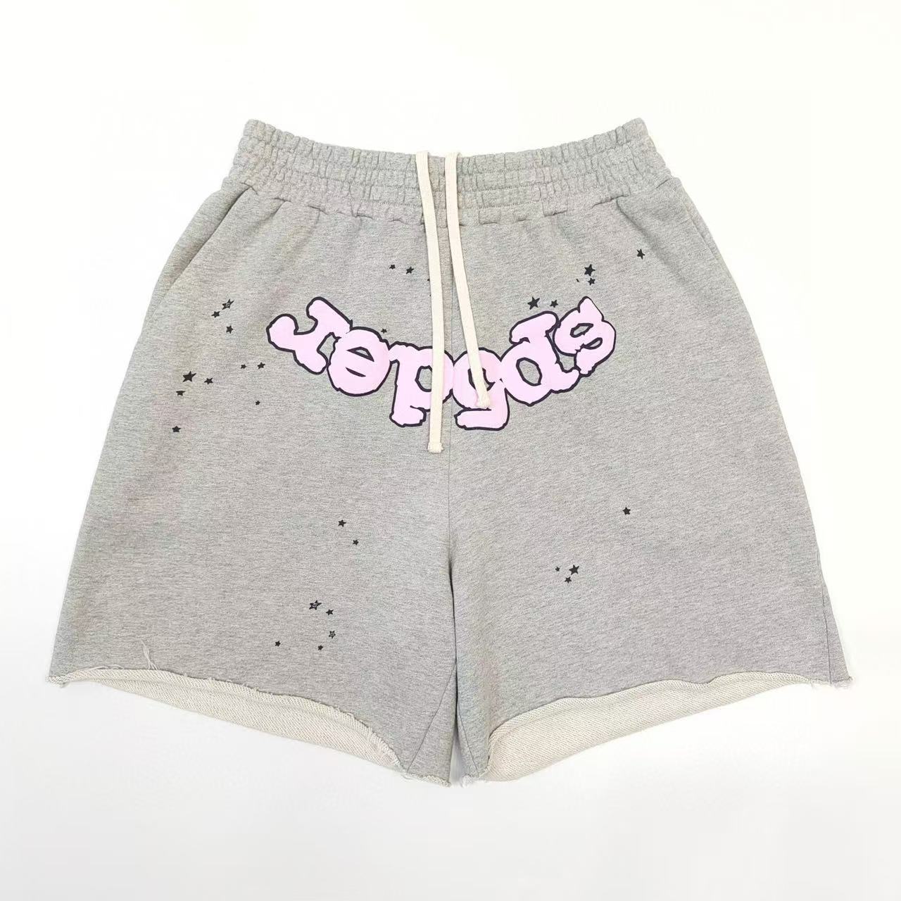1:1 washing grey with puff logo short