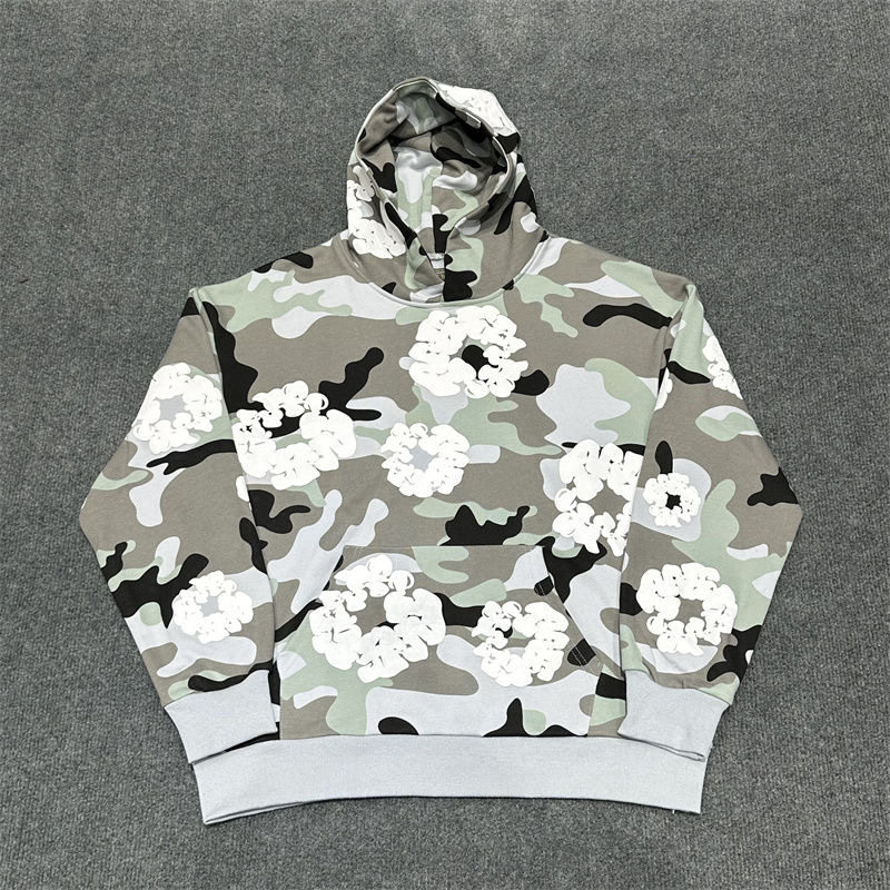 25SS new release cotton blossom camouflage full print  set