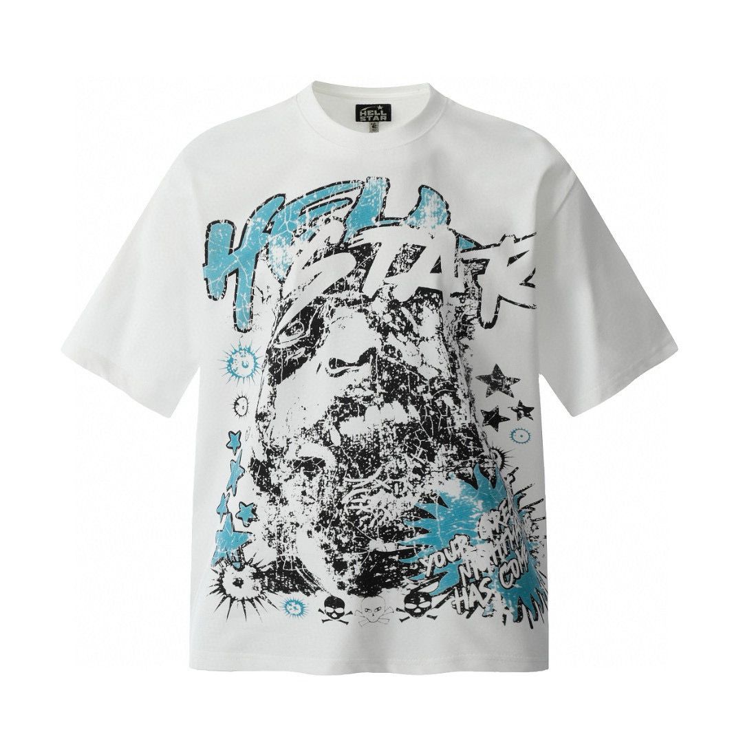 New design white with blue tshirt
