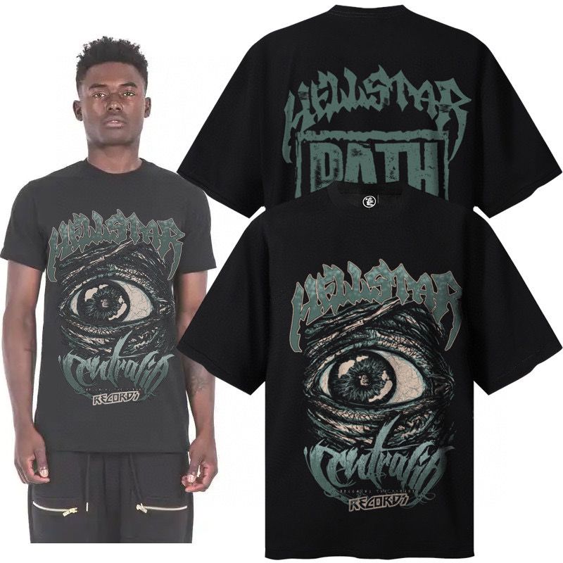 Becoming black eyes print tshirt