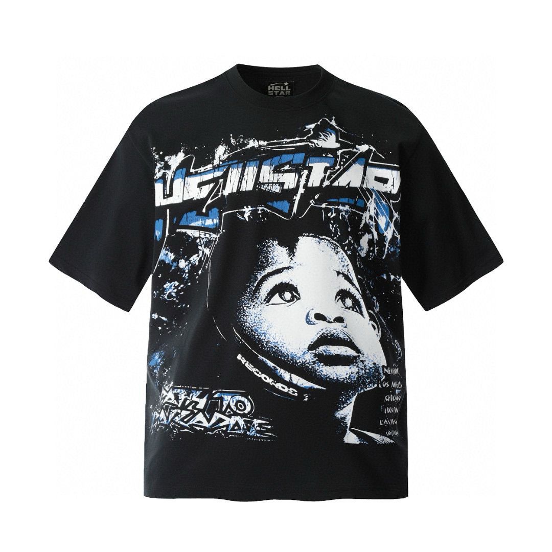 New released washing black tshirt