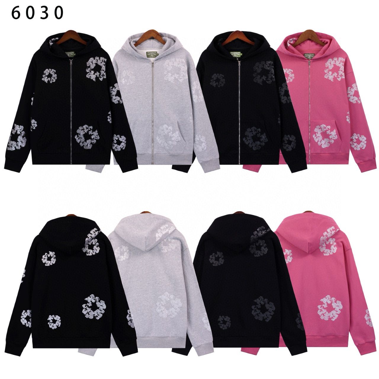 New zipper cotton hoodie jacket