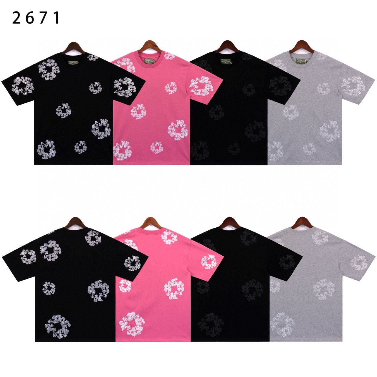 New wreath cotton tshirt