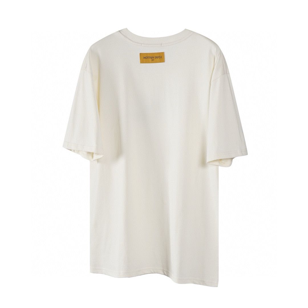 New released washing beige oversized tshirt