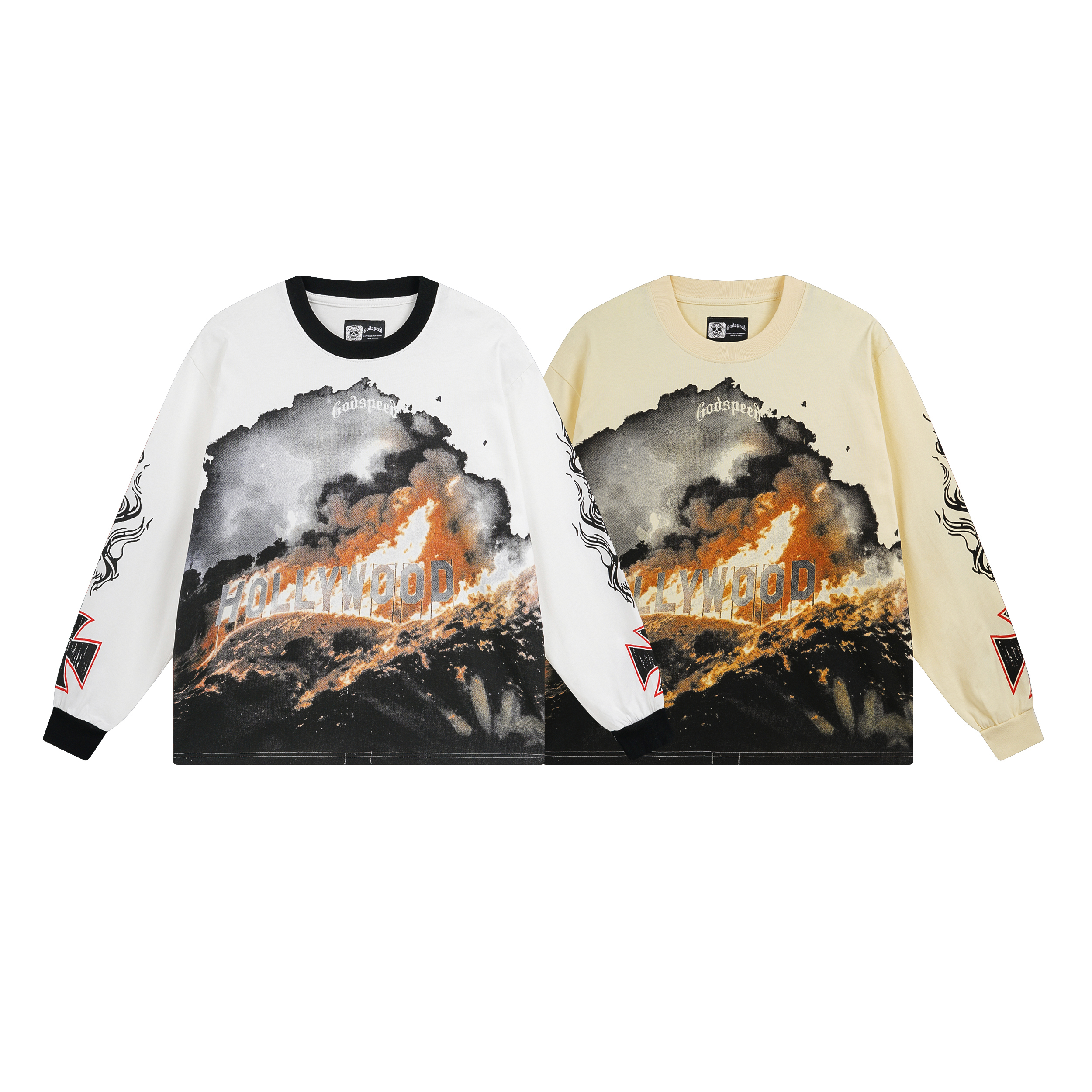 25SS new release hollywood cotton long sleeve tee