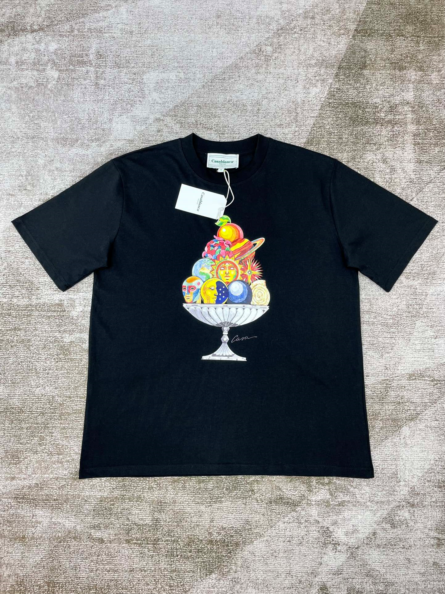 1:1 top quality icecream ball short tshirt