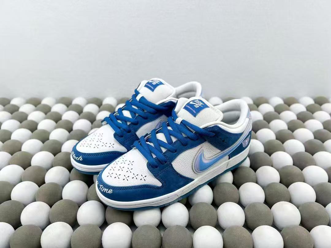 New released dunk date blue white sneaker