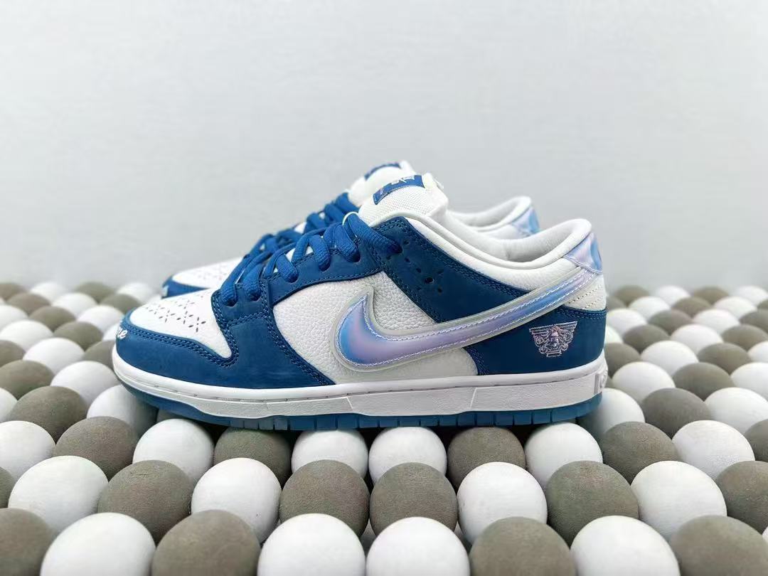 New released dunk date blue white sneaker