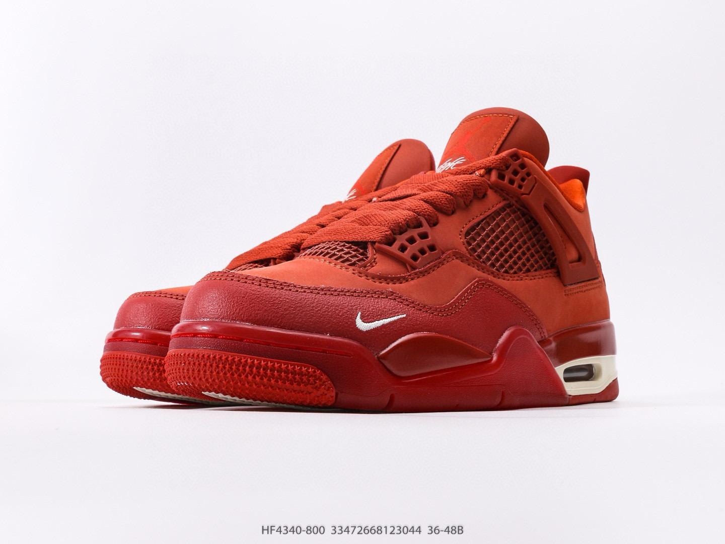 25SS new released AJ4  red brick sneakers