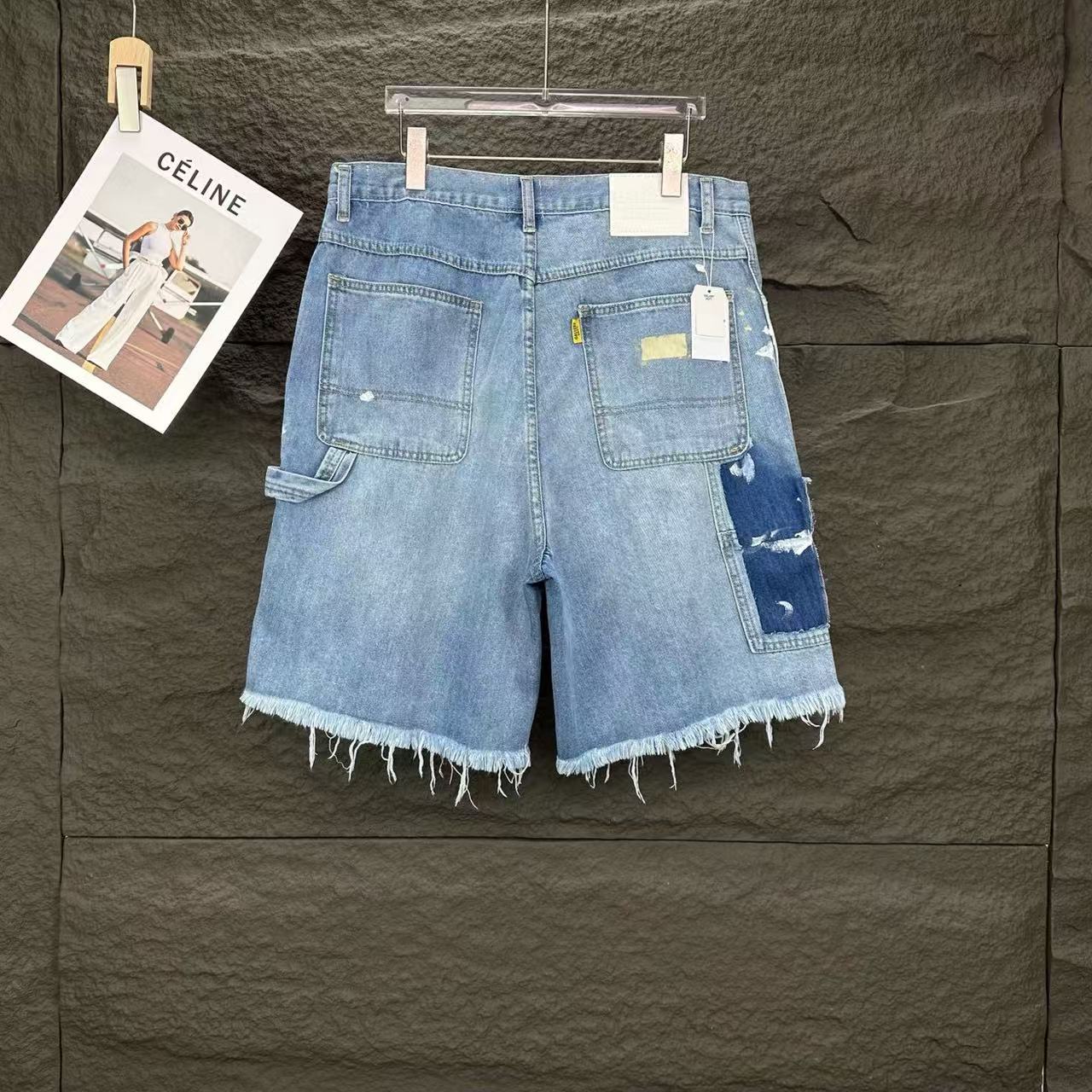 2025 GD patch denim short