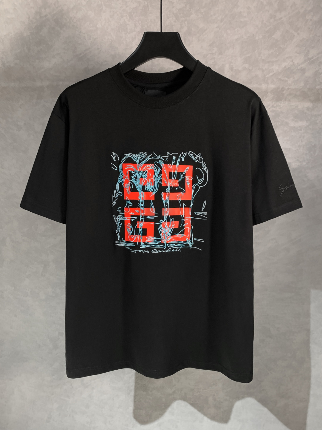 25SS new tomo collaboration round-neck short-sleeved T-shirt
