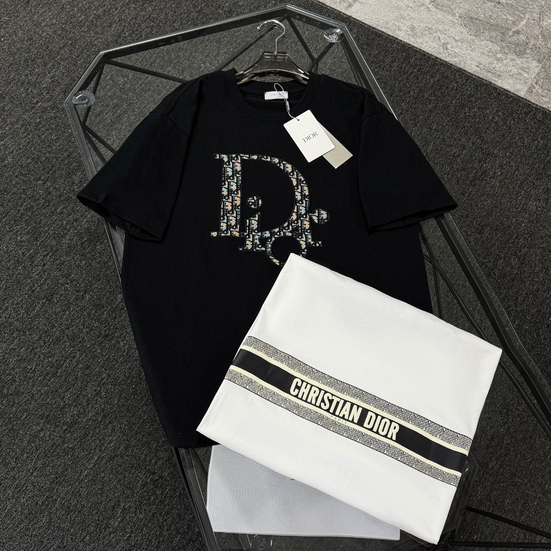 25SS high-version fabrics pure cotton tshirt