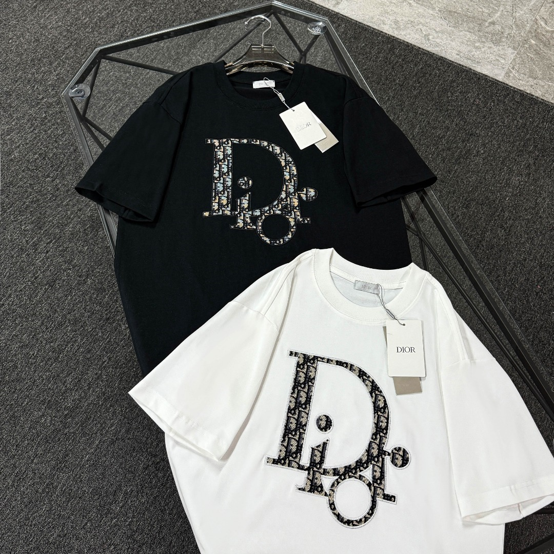 25SS high-version fabrics pure cotton tshirt