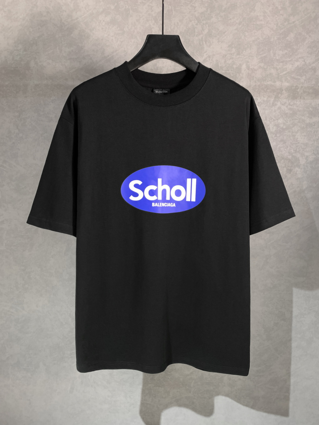 scholl collaboration series letter round-neck short-sleeved T-shirt