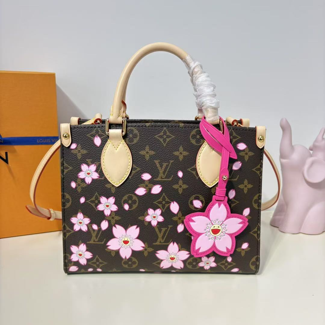 1:1 new spring sakura tote bag