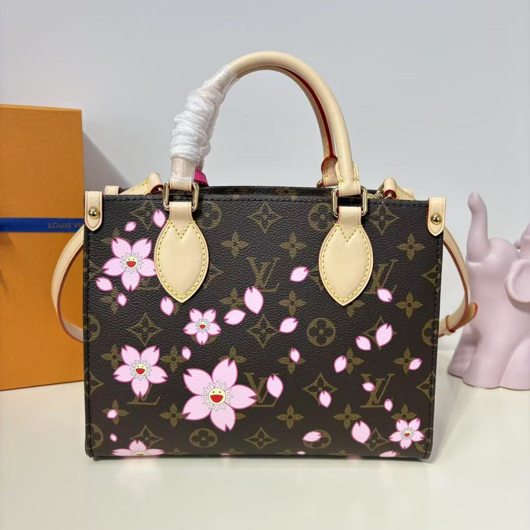 1:1 new spring sakura tote bag