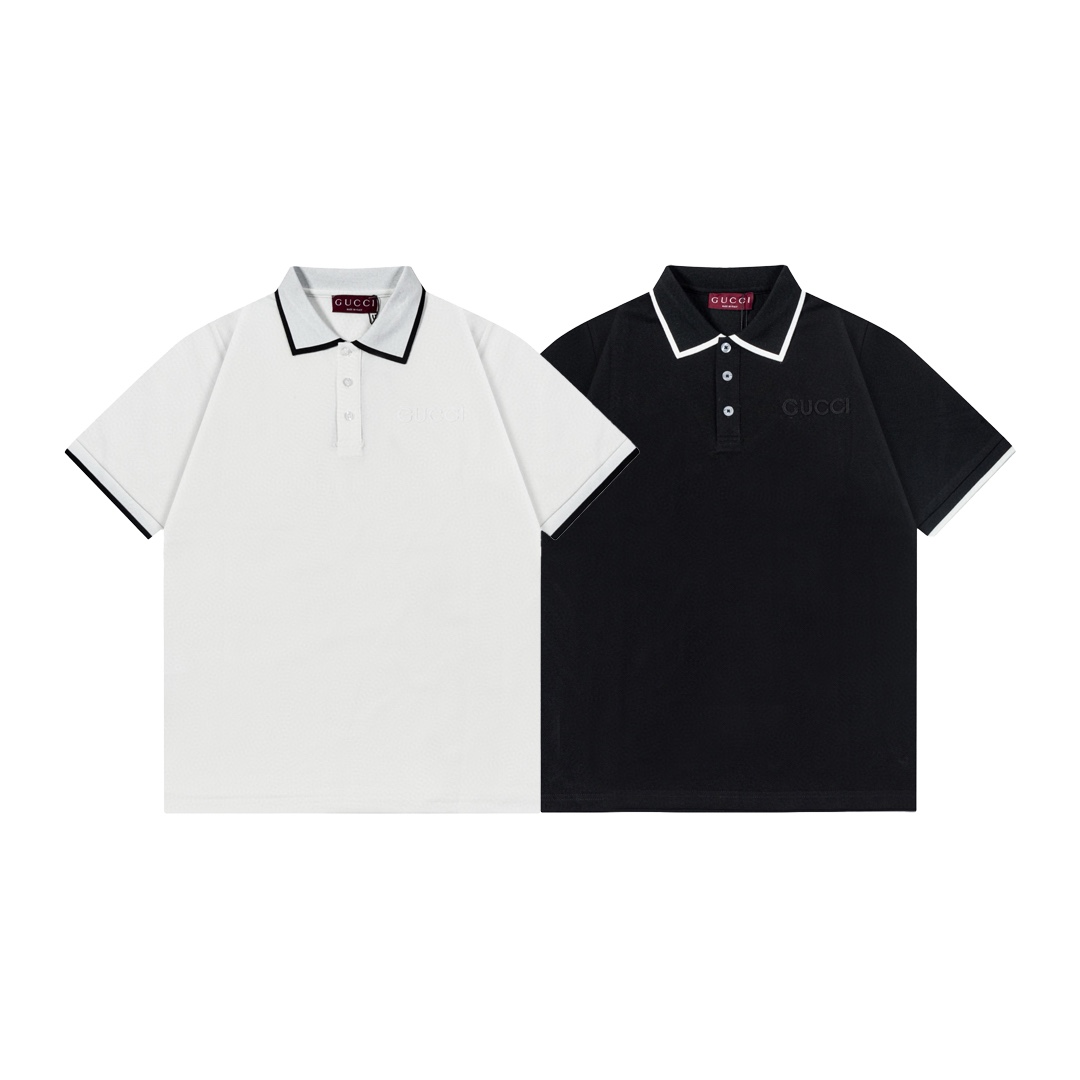 25SS new Patchwork flat machine collar patch embroidery tshirt
