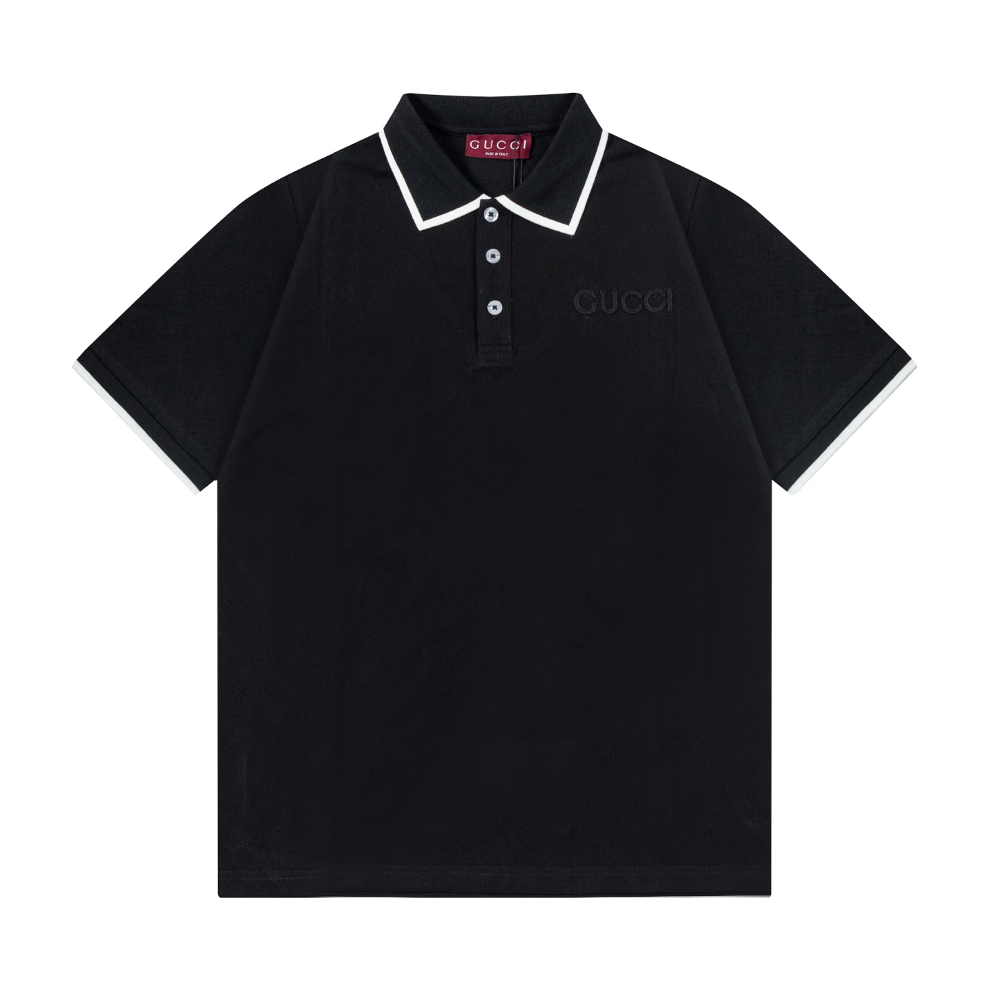25SS new Patchwork flat machine collar patch embroidery tshirt