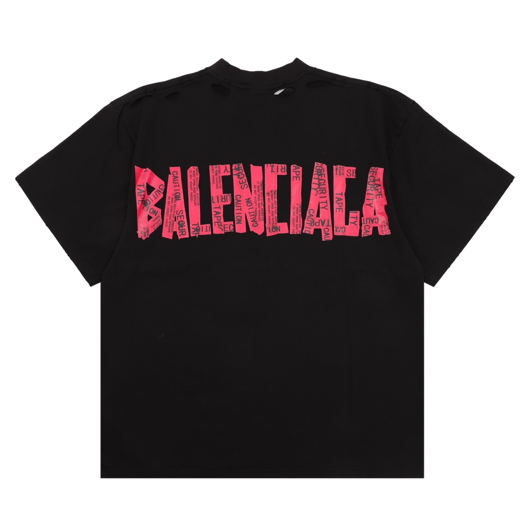 Tape short sleeve tshirt