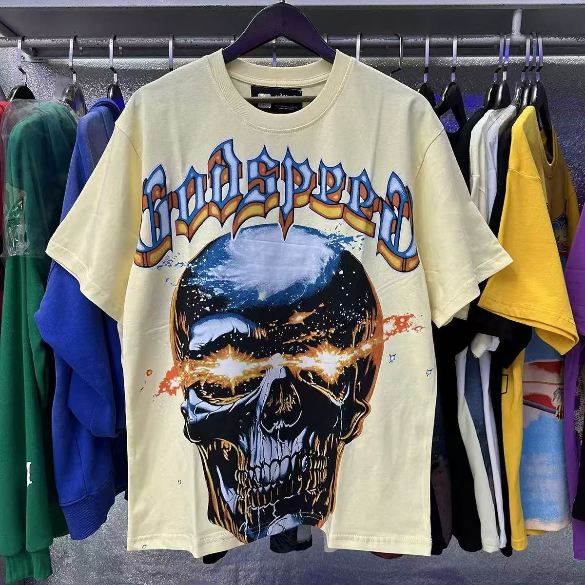 New released big pattern tee