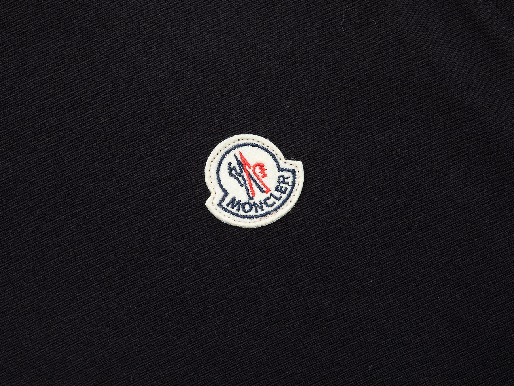 Classic style logo patch embroidery short sleeve tshirt